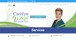 Desktop Screenshot of carolynzepf.com